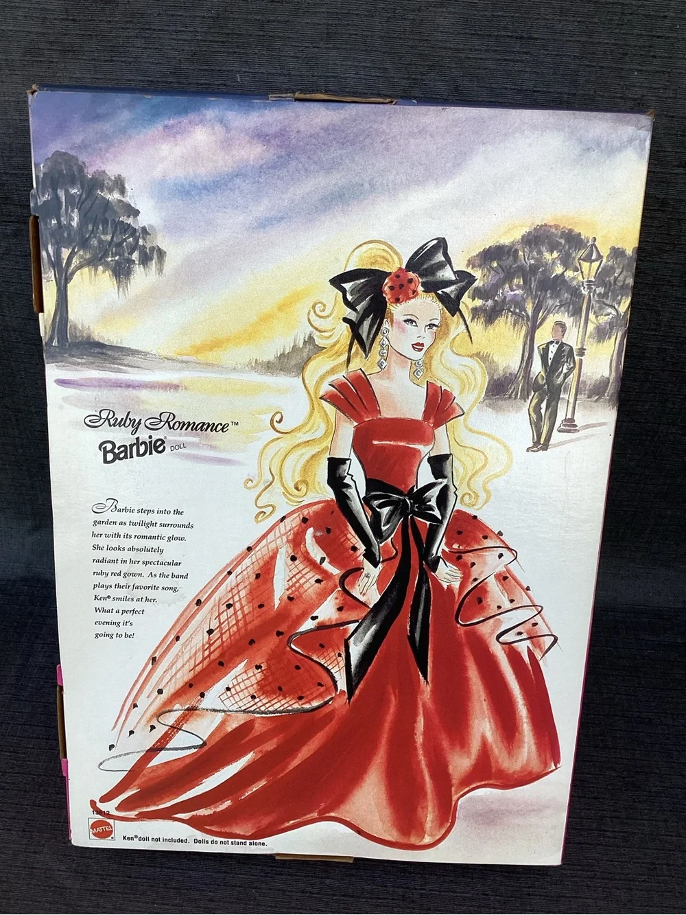 Mattel Barbie Ruby Romance Doll in Red and Black Gown